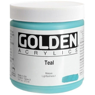 Golden Heavy Body Acrylic Teal 473ml S.3