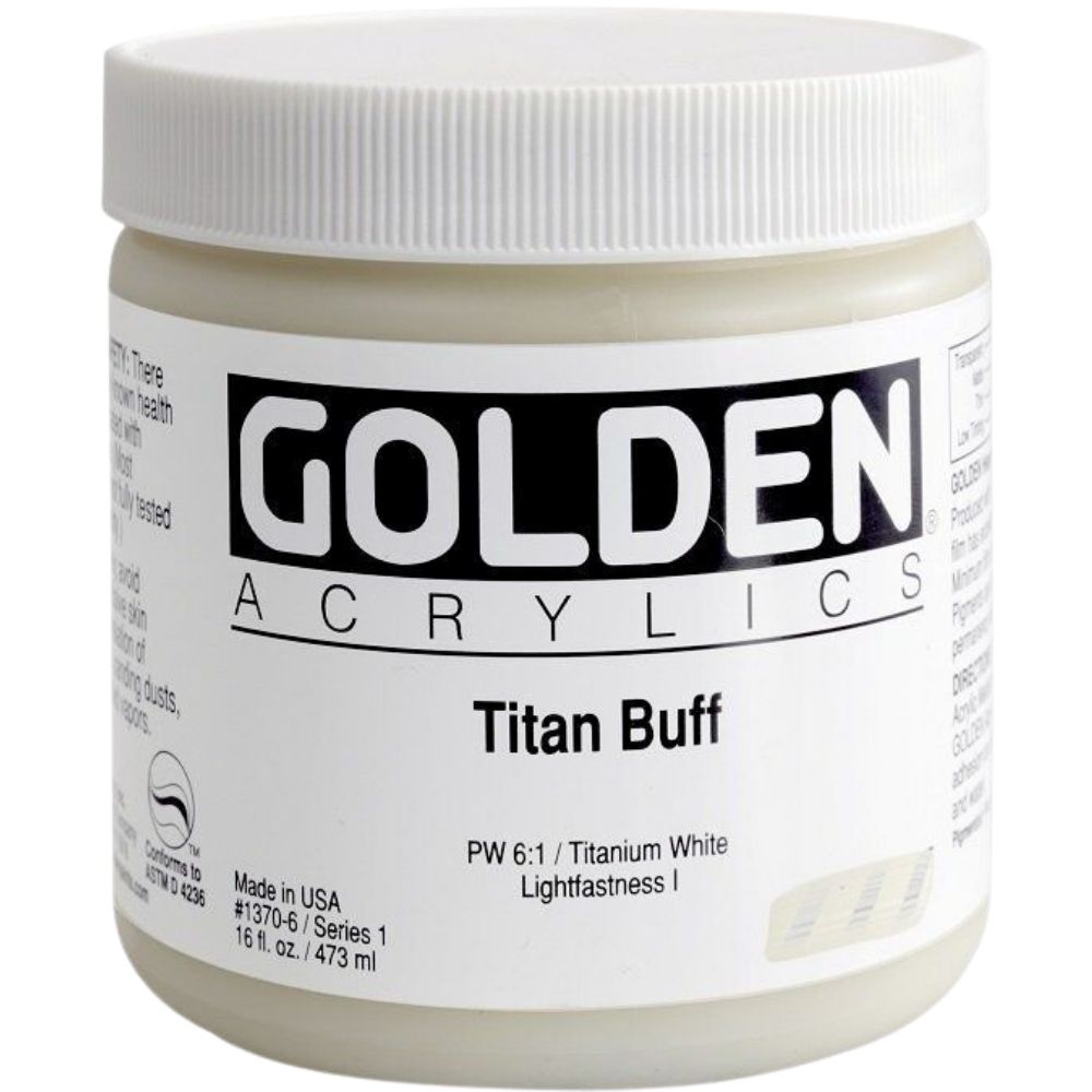 Golden Heavy Body Acrylic Titan Buff 473ml S.1
