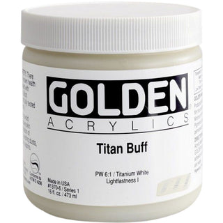 Golden Heavy Body Acrylic Titan Buff 473ml S.1