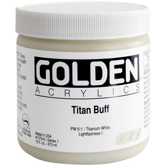 Golden Heavy Body Acrylic Titan Buff 473ml S.1