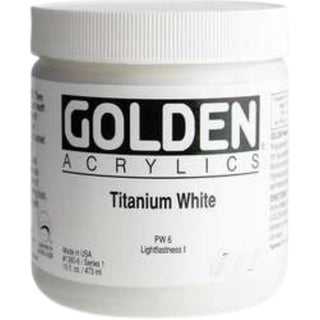Golden Heavy Body Acrylic Titanium White 473ml S.1