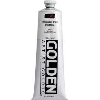 Golden Heavy Body Acrylic Transparent Brown Iron Oxide 148ml S.3