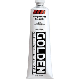 Golden Heavy Body Acrylic Transparent Red Iron Oxide 148ml S.3