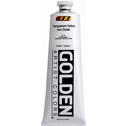 Golden Heavy Body Acrylic Transparent Yellow Iron Oxide 148ml S.3