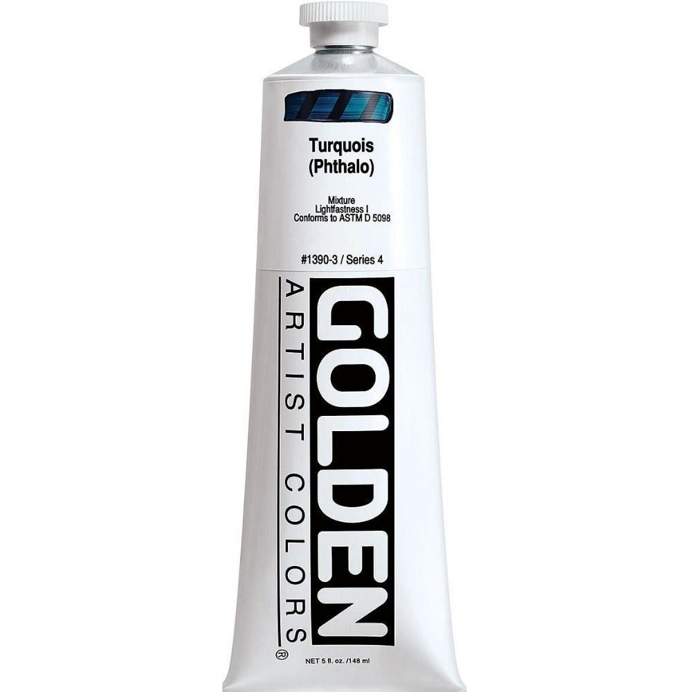 Golden Heavy Body Acrylic Turquoise(Phthalo)148ml S.4