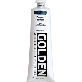 Golden Heavy Body Acrylic Turquoise(Phthalo)148ml S.4