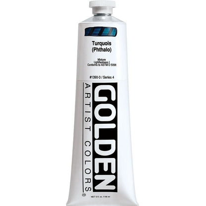 Golden Heavy Body Acrylic Turquoise(Phthalo)148ml S.4