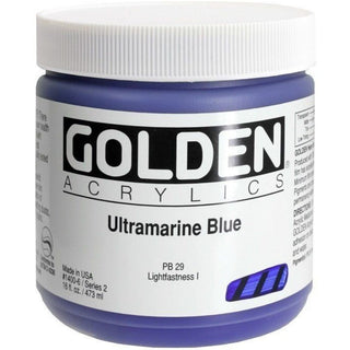 Golden Heavy Body Acrylic Ultramarine Blue 473ml S.2