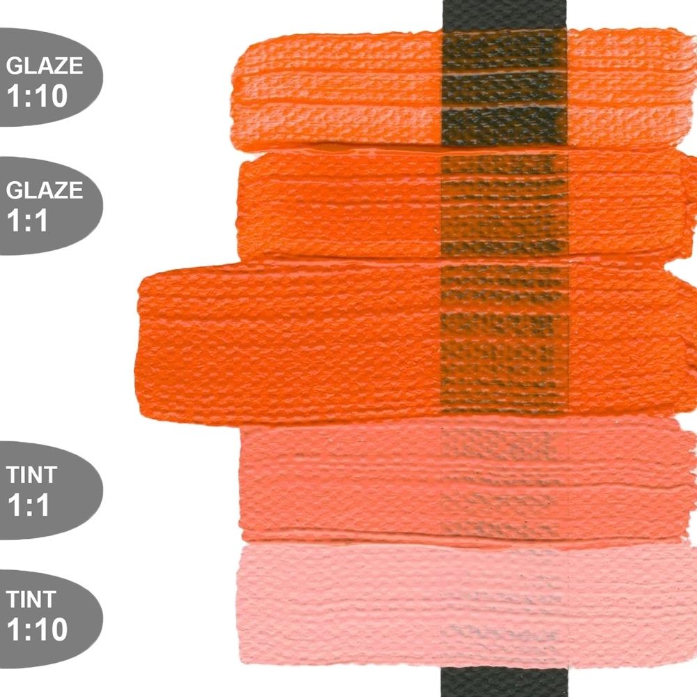 Golden Heavy Body Acrylic Vat Orange 148ml S.8