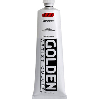Golden Heavy Body Acrylic Vat Orange 148ml S.8