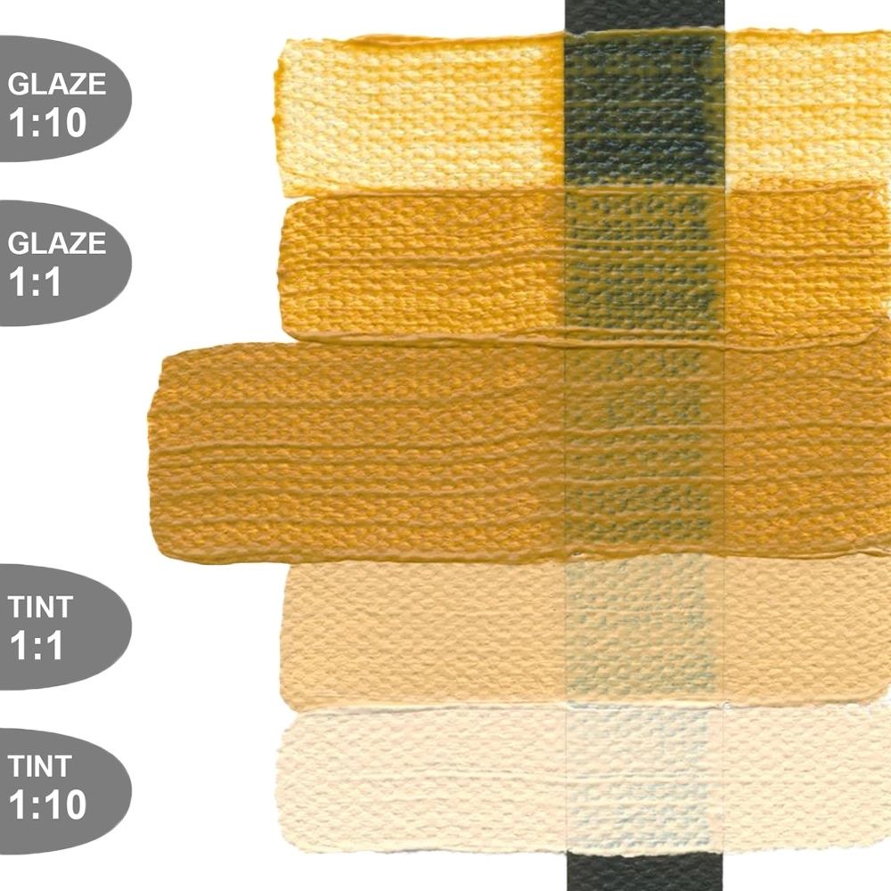 Golden Heavy Body Acrylic Yellow Ochre 473ml S1.