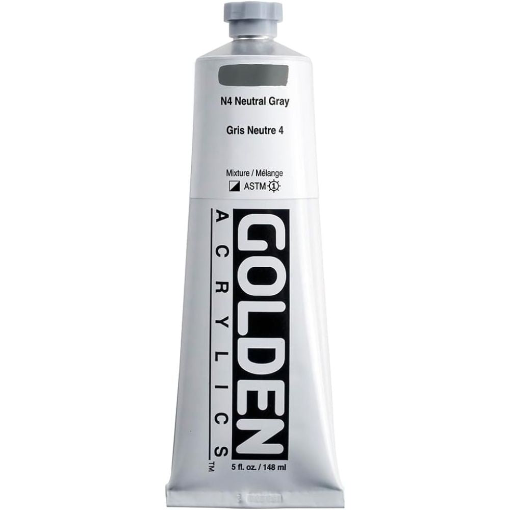 Golden Heavy Body Acrylic Neutral Grey(4)148ml S.1