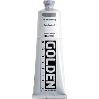 Golden Heavy Body Acrylic Neutral Grey(5)148ml S.1