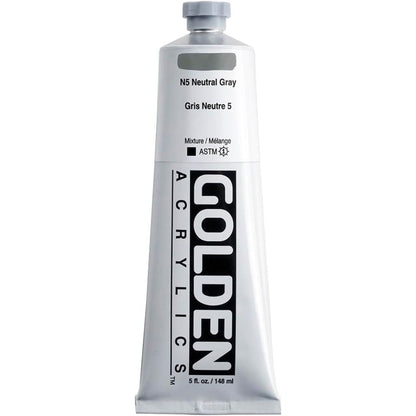 Golden Heavy Body Acrylic Neutral Grey(5)148ml S.1