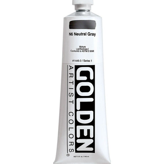 Golden Heavy Body Acrylic Neutral Grey(6)148ml S.1