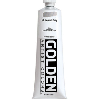 Golden Heavy Body Acrylic Neutral Grey(8)148ml S.1