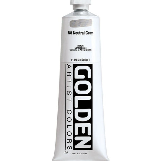 Golden Heavy Body Acrylic Neutral Grey(8)148ml S.1