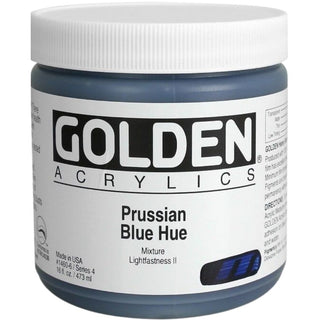 Golden Heavy Body Acrylic Prussian Blue Hue 473ml S.4