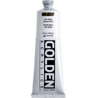 Golden Heavy Body Acrylic Vandyke Brown Hue 148ml S.3