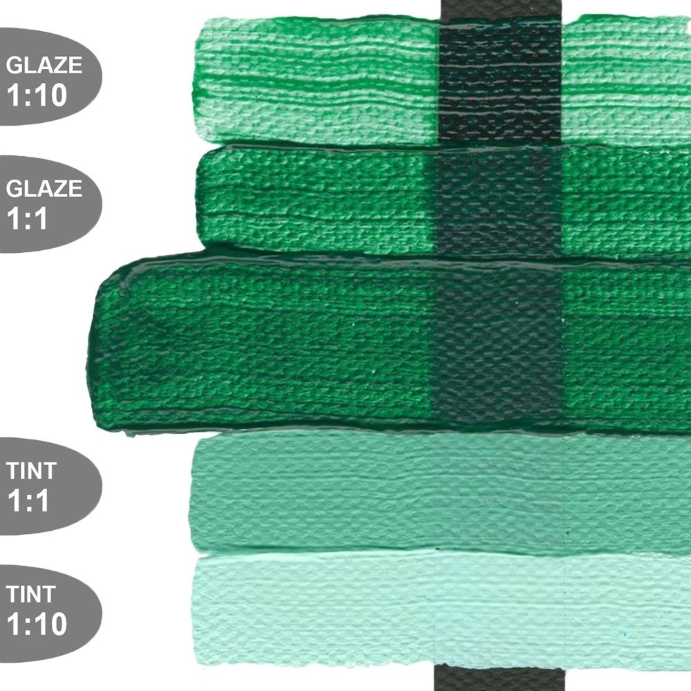 Golden Heavy Body Acrylic Viridian Green Hue 148ml S.1
