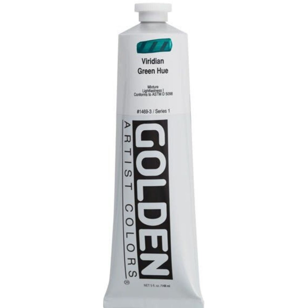 Golden Heavy Body Acrylic Viridian Green Hue 148ml S.1
