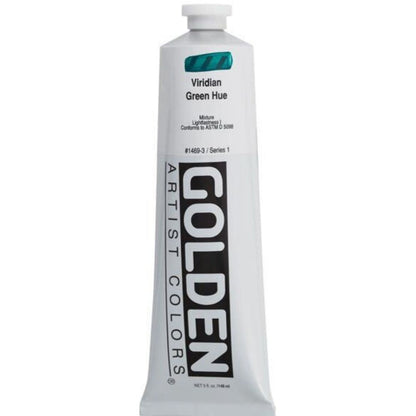 Golden Heavy Body Acrylic Viridian Green Hue 148ml S.1