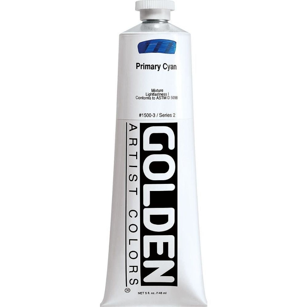 Golden Heavy Body Acrylic Primary Cyan 148ml S.2