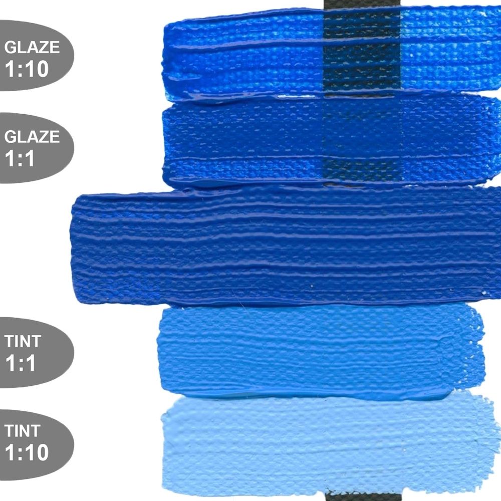 Golden Heavy Body Acrylic Cobalt Blue Hue 473ml S.2