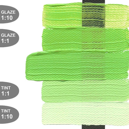 Golden Heavy Body Acrylic Light Green(Yellow Shade)148ml S.3