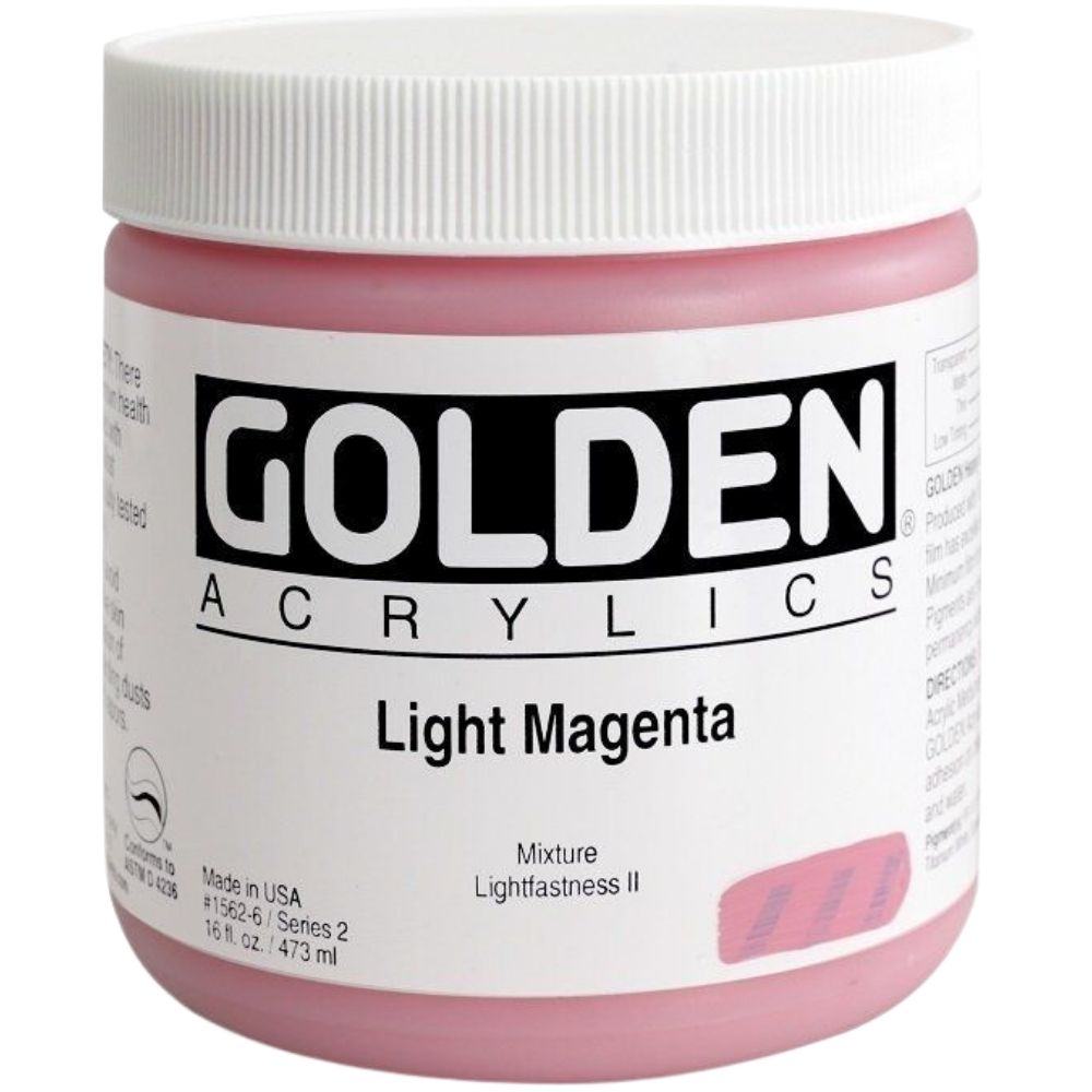 Golden Heavy Body Acrylic Light Magenta 473ml S.2