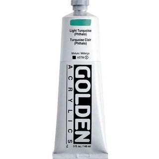 Golden Heavy Body Acrylic Light Turquoise(Phthalo)148ml S.3