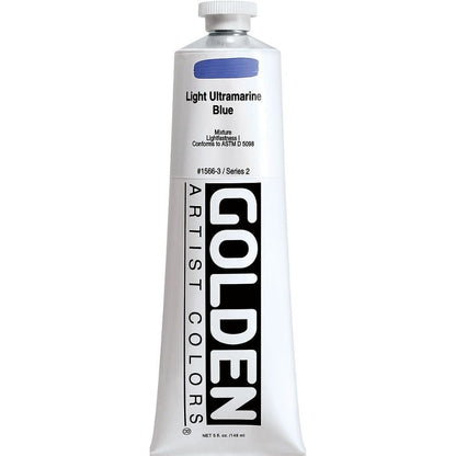 Golden Heavy Body Acrylic Light Ultramarine Blue 148ml S.2