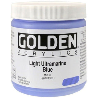 Golden Heavy Body Acrylic Light Ultramarine Blue 473ml S.2