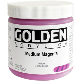 Golden Heavy Body Acrylic Medium Magenta 473ml S.6