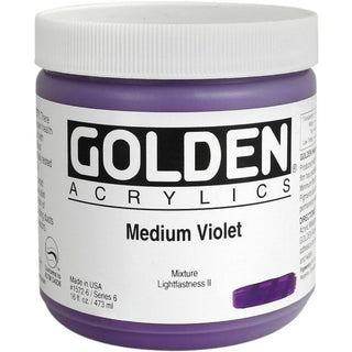 Golden Heavy Body Acrylic Medium Violet 473ml S.6