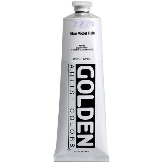 Golden Heavy Body Acrylic Titan Violet Pale 148ml S.1