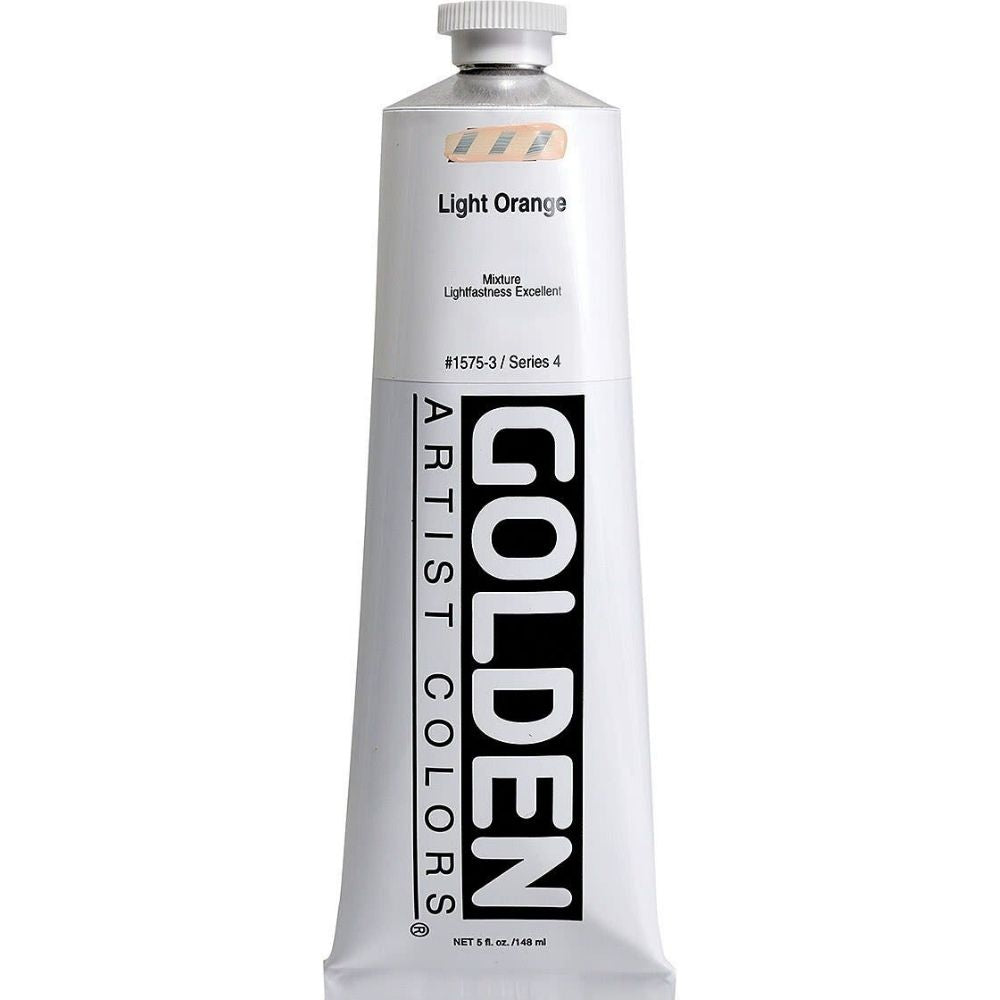 Golden Heavy Body Acrylic Light Orange 148ml S.4