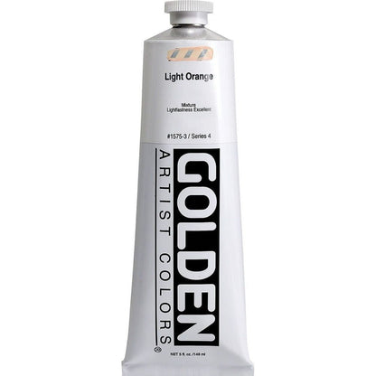 Golden Heavy Body Acrylic Light Orange 148ml S.4