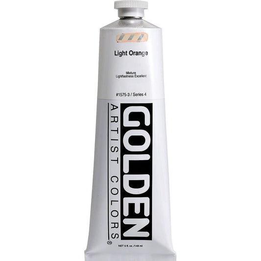 Golden Heavy Body Acrylic Light Orange 148ml S.4