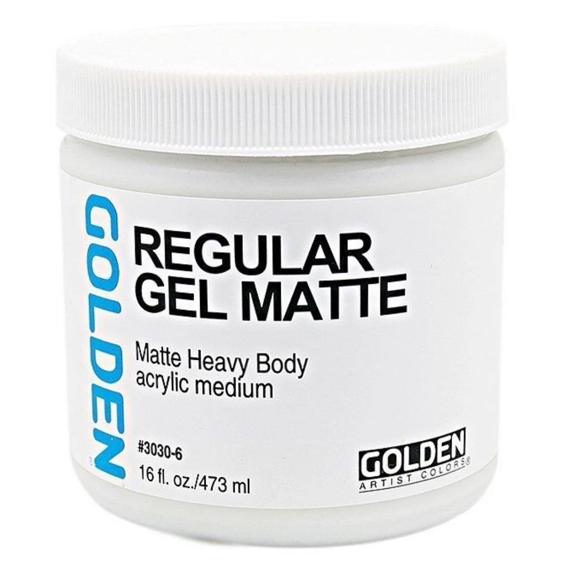 Golden Acrylics Regular Gel Matte 473ml
