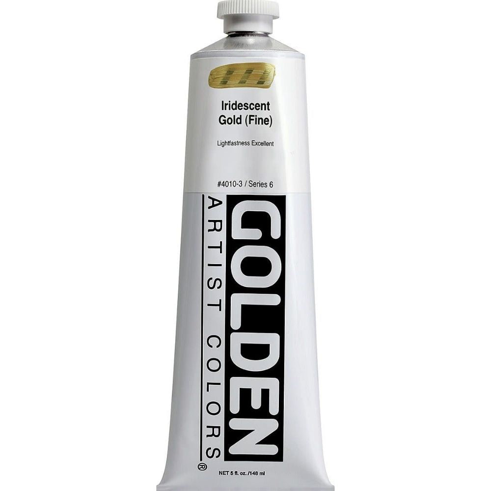Golden Heavy Body Acrylic Iridescent Gold (Fine)148ml S.6
