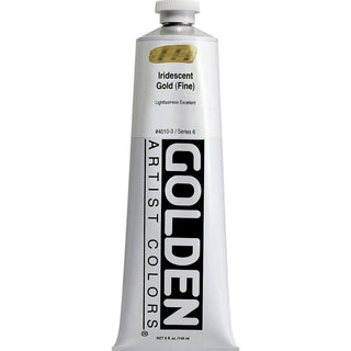Golden Heavy Body Acrylic Iridescent Gold (Fine)148ml S.6