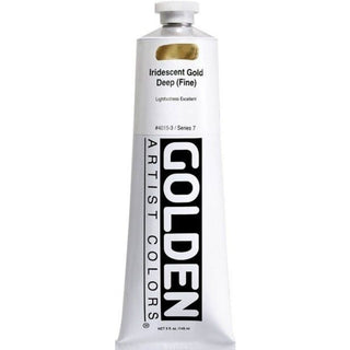 Golden Heavy Body Acrylic Iridescent Gold Deep(Fine)148ml S.7
