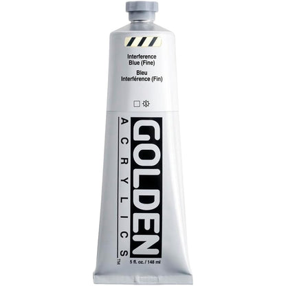 Golden Heavy Body Acrylic Interference Blue(Fine)148ml S.7