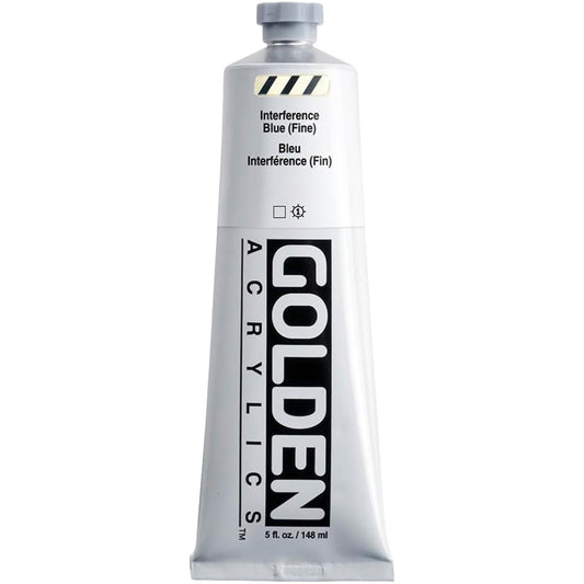 Golden Heavy Body Acrylic Interference Blue(Fine)148ml S.7