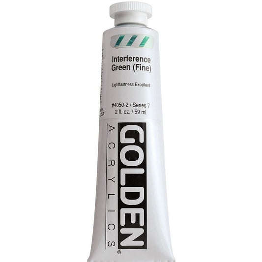 Golden Heavy Body Acrylic Interference Green(Fine)148ml S.7
