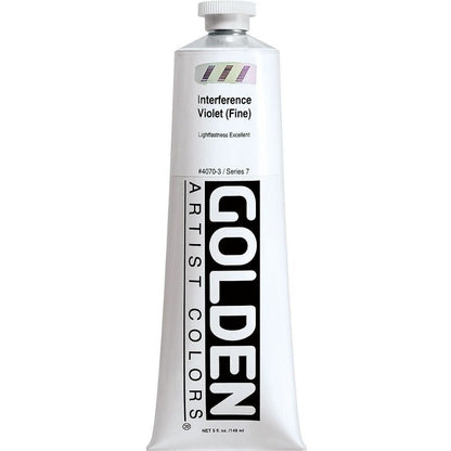 Golden Heavy Body Acrylic Interference Violet(Fine)148ml S.7