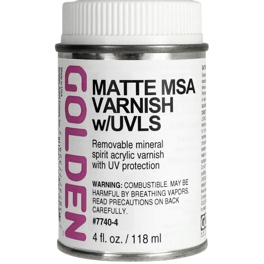 Golden Acrylics MSA(Mineral Spirit Acrylic)Varnish Matte 118ml