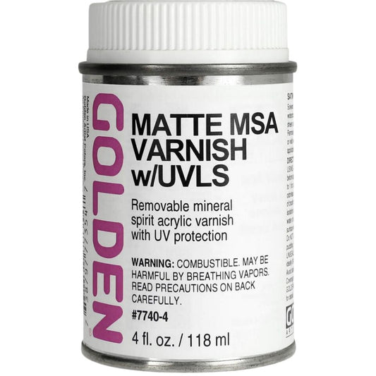 Golden Acrylics MSA(Mineral Spirit Acrylic)Varnish Matte 118ml