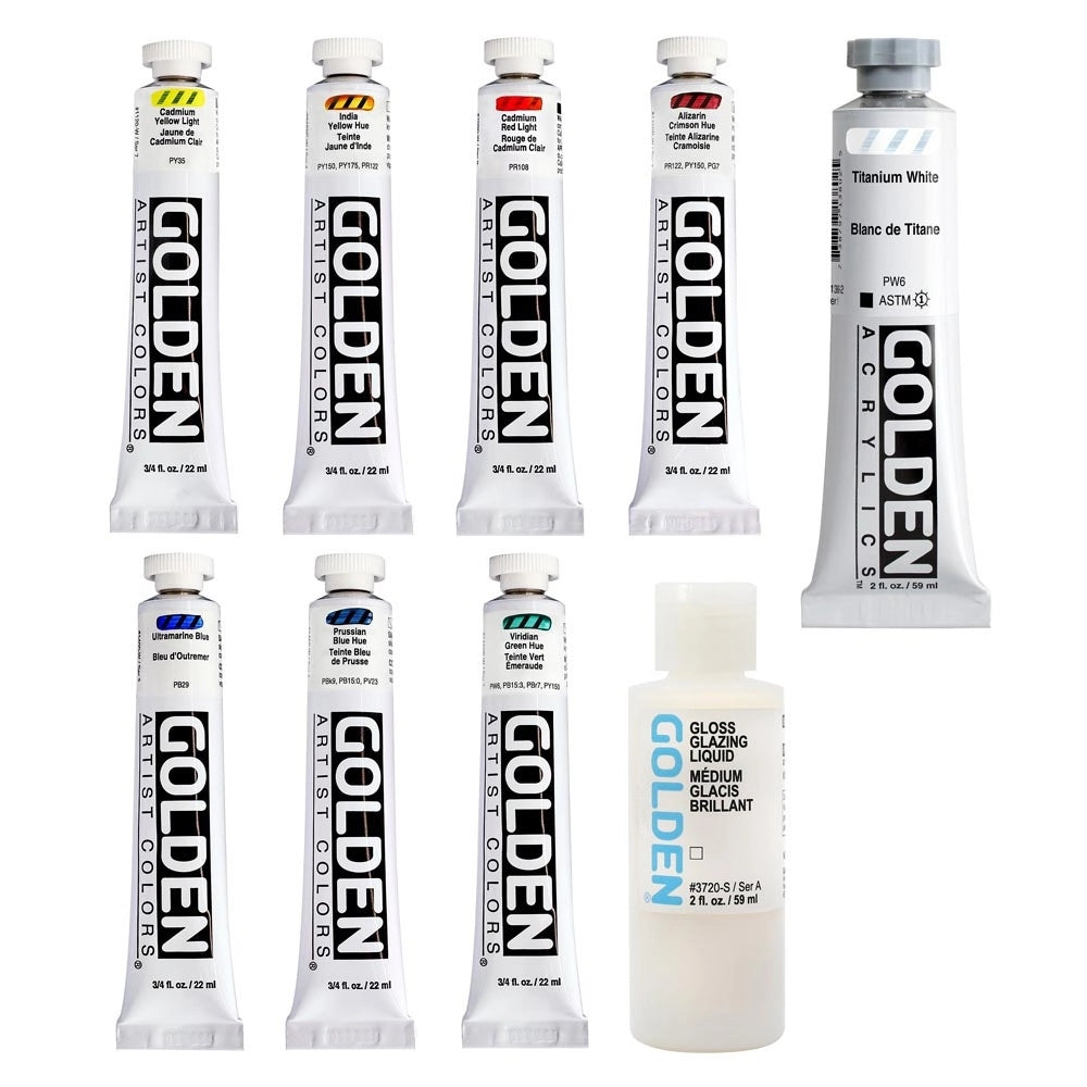 Golden Heavy Body Acrylic Traditional Set